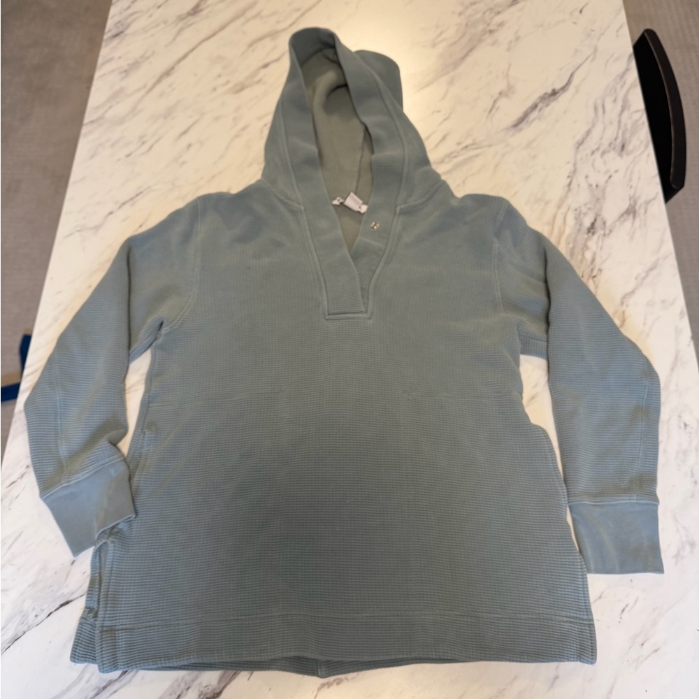 Athleta Coastal Luxe Waffle hoodie